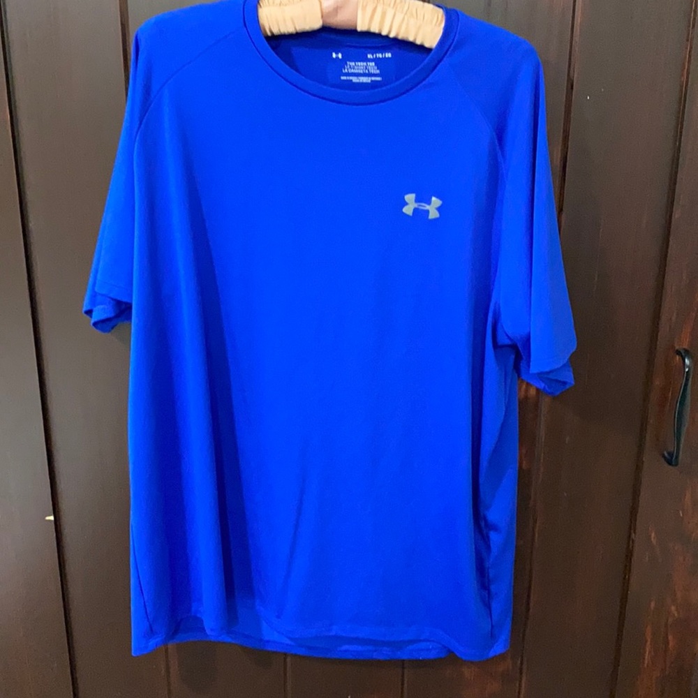 Royal Blue Under Armour athletic t-shirt